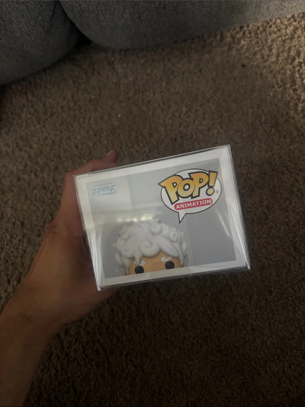Funko Luffy Gear Five Pop! Figure - White Hair, Tan Skin - Picture 4 of 4